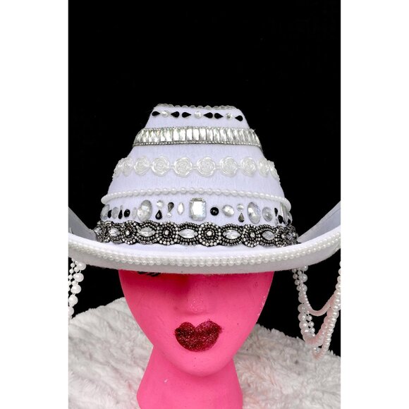 Classy Silver Cowgirl Hat main image 7